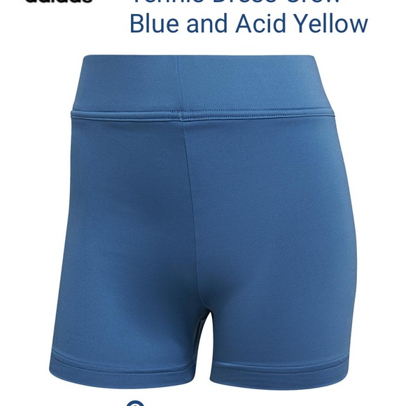 NWT Adidas Women's AEROREADY Y-Back Tennis Dress Crew Blue size M - Picture 2 of 6